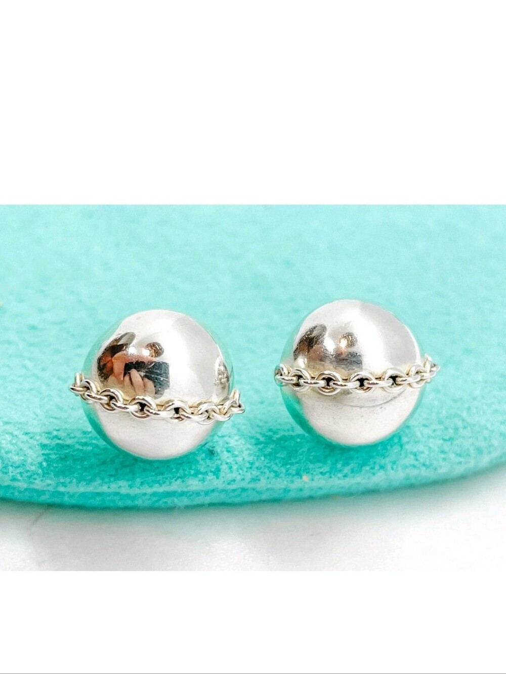 Tiffany Silver Bolt Stud Earrings